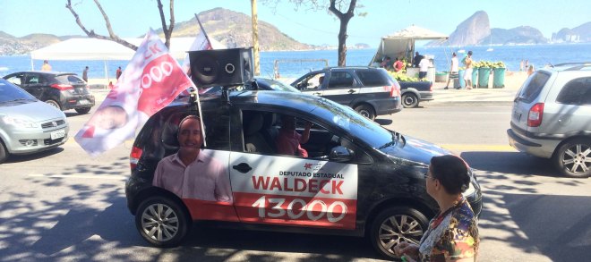 Campaign car.