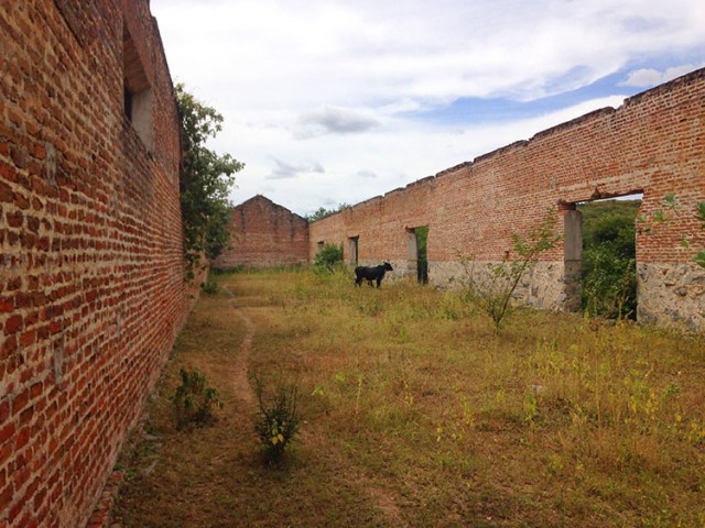 Remaining walls from the hospital facilities at Campo do Patú, Senador Pompeu.