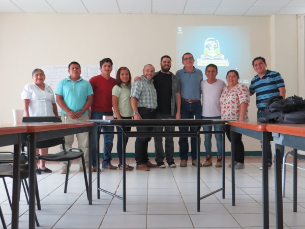 Professors at the UIET in Oxolotán after a workshop on Classic Maya archaeology led by the author.