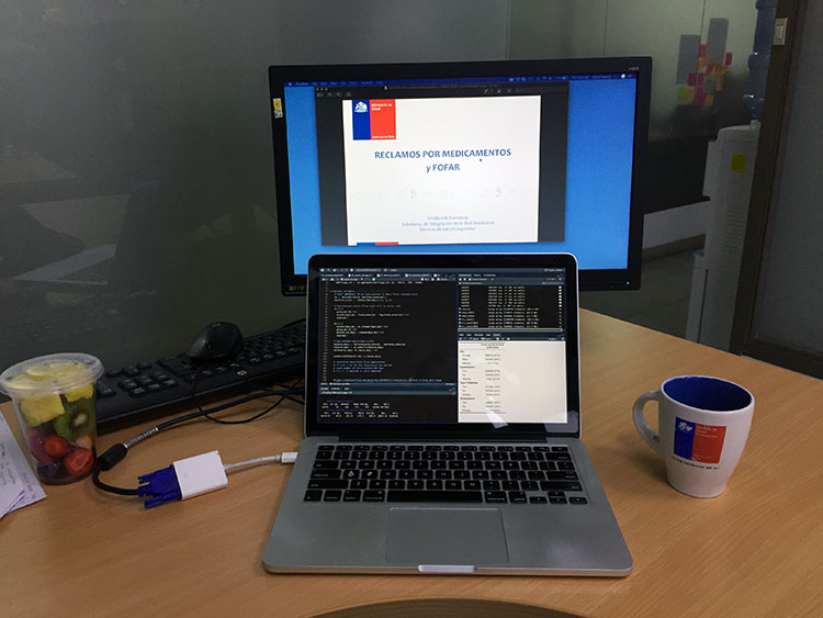 A typical work day at DIVAP included meetings, brainstorming with ministry of health workers, and lots and lots of wrestling with very large datasets. 