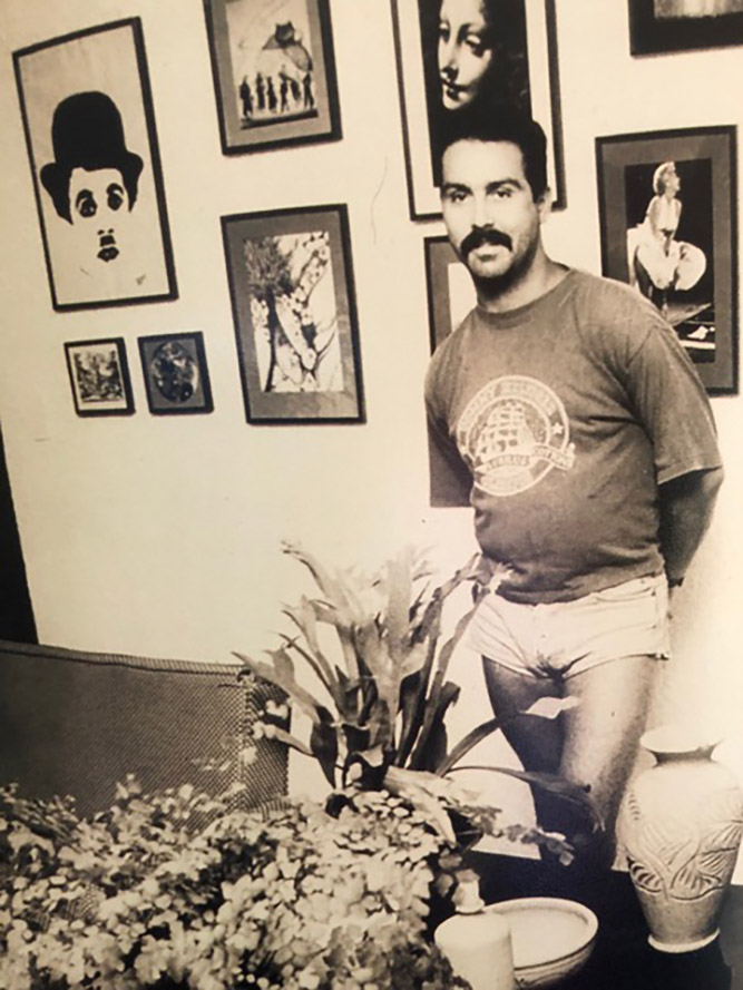 Juan Carlos, a doctor and a patient in his home at the AIDS Sanatorium. (Photo by Nancy Scheper-Hughes.)