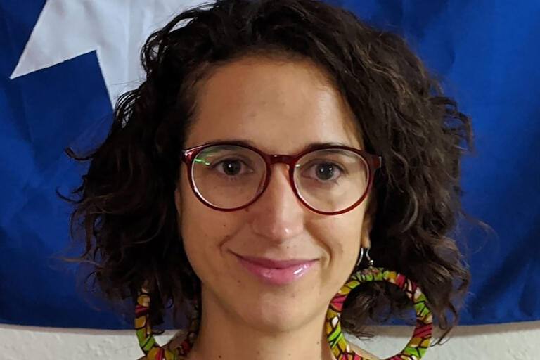 Portrait of Antonia Mardones Marshall a Doctoral candidate in the Department of Sociology at UC Berkeley.