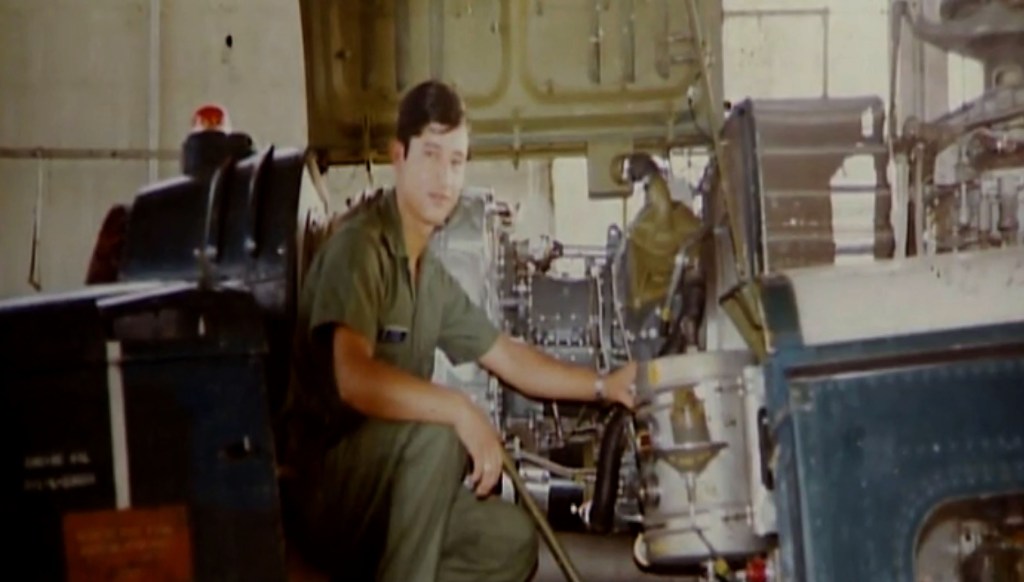 uan Carlos Molina Herrera, 20 years old, at the Inter-American Air Forces Academy, Panama, 1974.
(Image from The Judge and the General.)