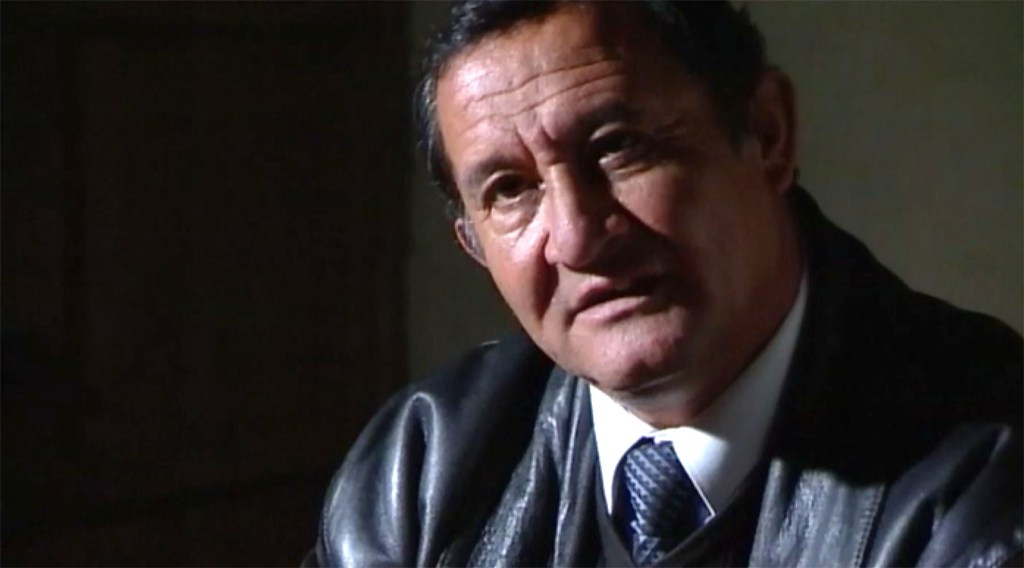 Juan Carlos Molina Herrera durante entrevista para El juez y el General, Santiago, 2005.